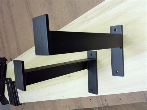 metal industrial angle shelf brackets flat home depot|heavy duty angle shelf brackets.